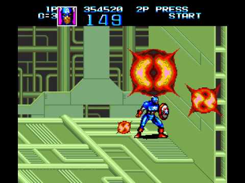 Captain America and the Avengers Megadrive