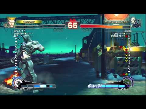 luna1717 (Guile) Vs lorellai / poongko (Seth) SSF4 AE Ranked Matches - PSN