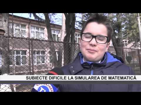Subiecte dificile la simularea probei de matematica - www.columnatv.ro