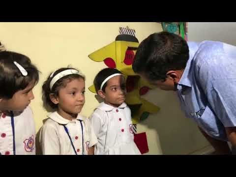 Delhi CM Arvind Kejriwal Interacts with Children of Rabea School