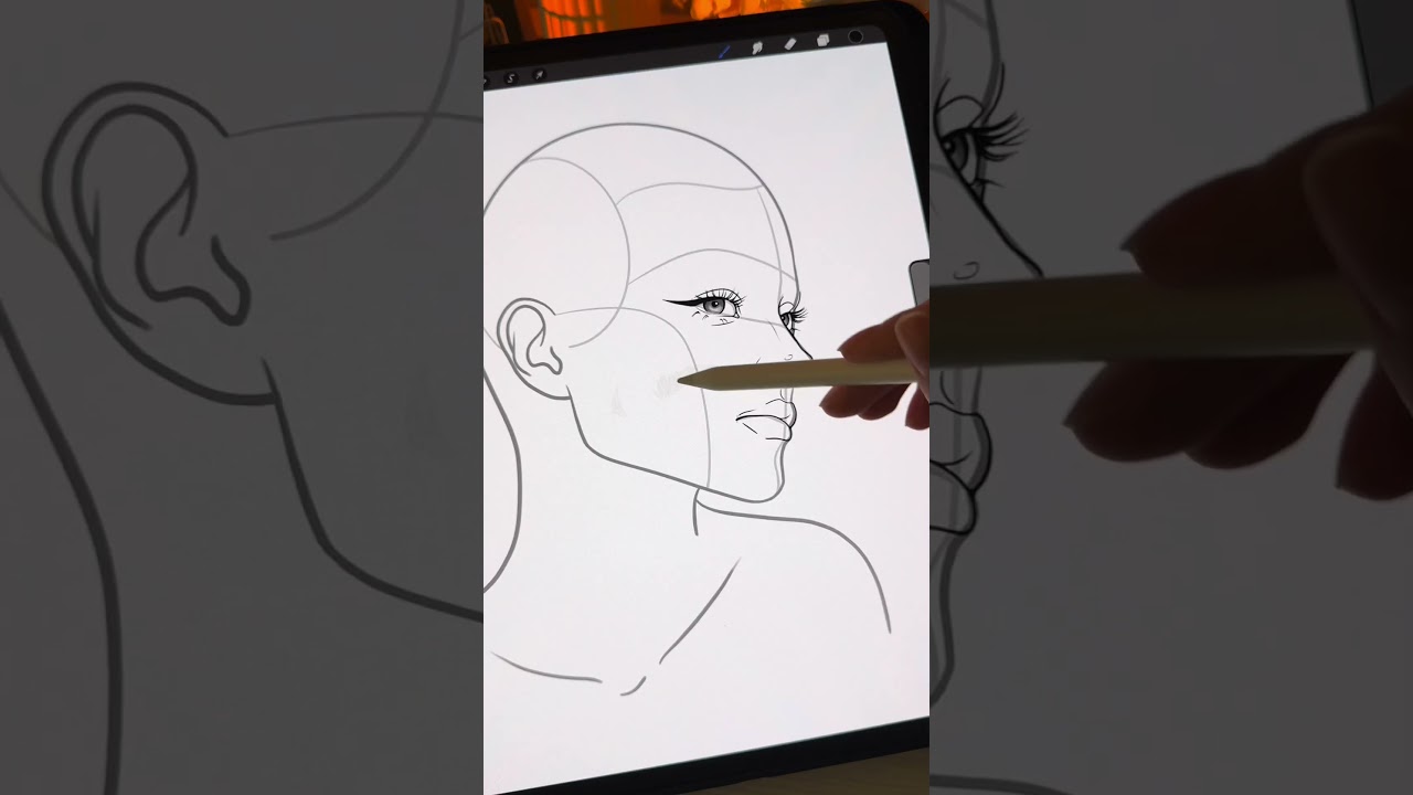 Procreate Portrait Bundle - Link in bio to download #procreate #portrait #digitalart