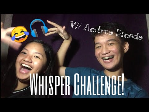 MVlog #1 - WHISPER CHALLENGE WITH ANDREA PINEDA! -
