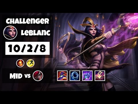 LeBlanc 11.16 Gameplay Challenger S11 Mid (10/2/8) - TURKISH