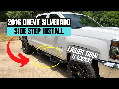 Easy SIDE STEP Install on Chevy Silverado 2016 | How To | Magnum Side Steps
