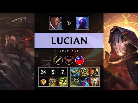 Lucian Mid vs Ryze - TW Grandmaster Patch 25.10