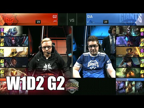 GIANTS vs G2 eSports | Game 2 S6 EU LCS Summer 2016 Week 1 Day 2 | GIA vs G2 G2 W1D2 1080p