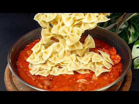 Enkel korvpasta med tomatsås | Snabb och god måltid