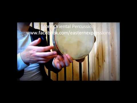 Riqq - Basic Triplet Exercise (slow to fast)