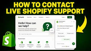 How to Contact Shopify Support (Quick Tutorial)