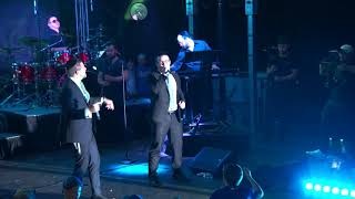 DANNY PALGON and MORDECHAI SHAPIRO singing Up All Night (Live at Camp Morasha) Ft. Krohma