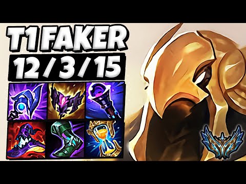 T1 Faker AZIR vs SYLAS [ MID ] Patch 12.13 Korea Challenger ✅