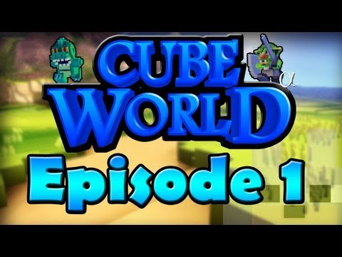 Cube World - FIRST BOSS FIGHT! PETS! mean potion dealer. EP. 1