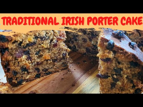 Traditional Irish Porter cake/A Taste Of Home/Homemade Irish Fruit Loaf