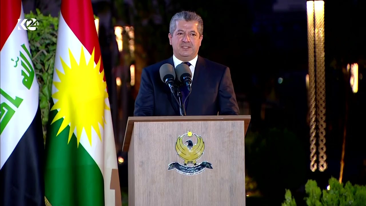 ڤیدیۆ | گوتاری سەرۆکوەزیران مەسرور بارزانی لە رێورەسمی کردنەوەی پارکی باخچە هەڵواسراوەکانی بابل لە ھەولێر