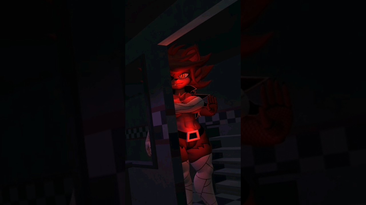 Fexa saying hello #shorts #animation #fivenightsatfreddys #foxy