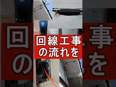 光回線の回線工事の流れを解説！