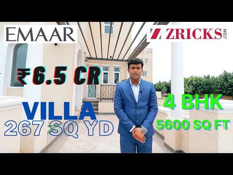 ₹6.5 Cr (5600 sq ft) 4 BHK 🔥 Dubai Theme VILLA (267 sq yd) ► EMAAR Marbella, Gurgaon