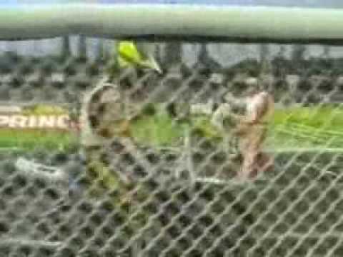 SGP Wrocław 1995 - Bieg 6 Cox Karlsson Havelock Knudsen (Upadek Knudsena)