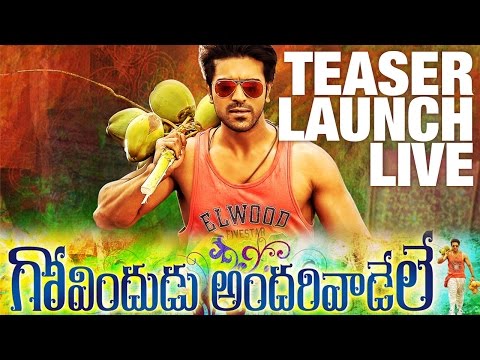 Govindudu Andarivadele Teaser Launch LIVE - Ram Charan, Kajal Aggarwal, Prakash Raj, Krishna Vamsi