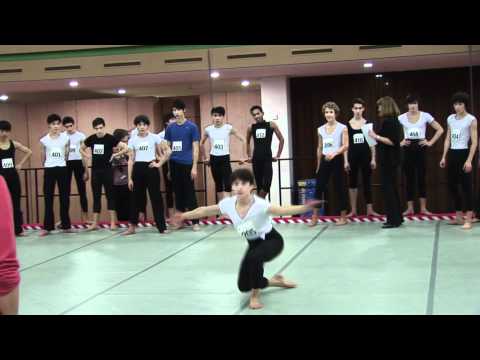 Prix de Lausanne 2012 Videoblog Day 1 - Celestin Boutin