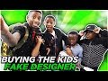 I BOUGHT THE KIDS FAKE DESIGNER CLOTHES JAY GETS WOO MAD