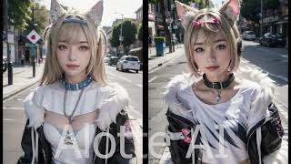 Hololive EN FuwaMoco BAUBAU | フワワ・アビスガード & モココ・アビスガード Realistic AI Generated Cosplay
