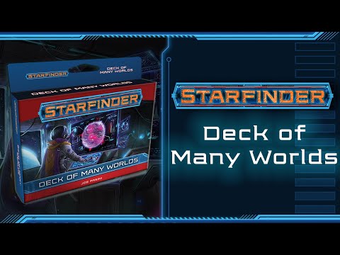The Deck of Many Worlds & How to use it - Starfinder Wednesday