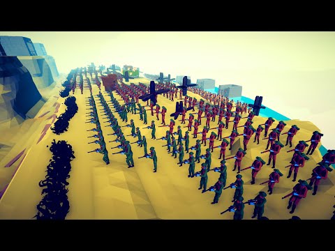 800x UK ARMY SIEGE ENEMY BASE - Totally Accurate Battle Simulator TABS