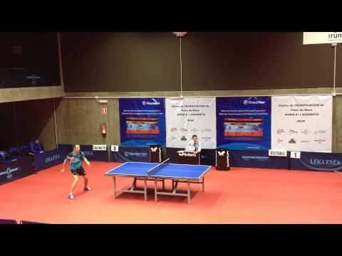Dorde Borcic - Libre Sancho (Spanish Table Tennis Superdivision 2014/15) Set 3 of 3