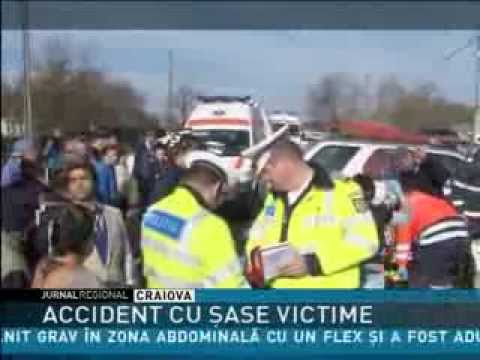 ACCIDENT CU SASE VICTIME