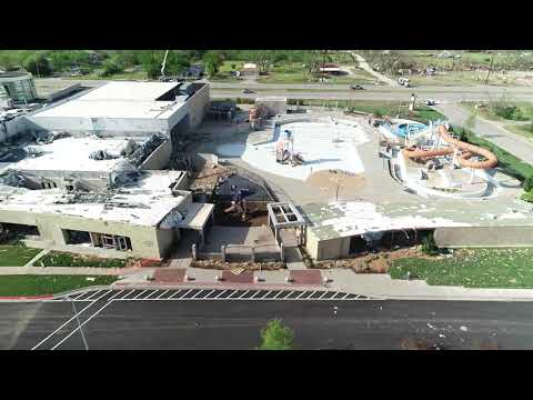 Andover Tornado 2022 [Drone Footage of Heavy Damage]