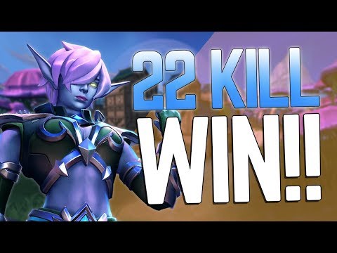 22 KILLS Solo vs Squad WIN | Realm Royale