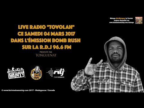 LIVE RADIO #TOVOLAH -  RDJ 96.6 FM 04/03/2017 (BOMBRUSH - KOLOTSAINA MAINTY)