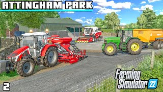 REAPING THE REWARDS | Attingham Park CO-OP | Farming Simulator 22 - Episode 2
