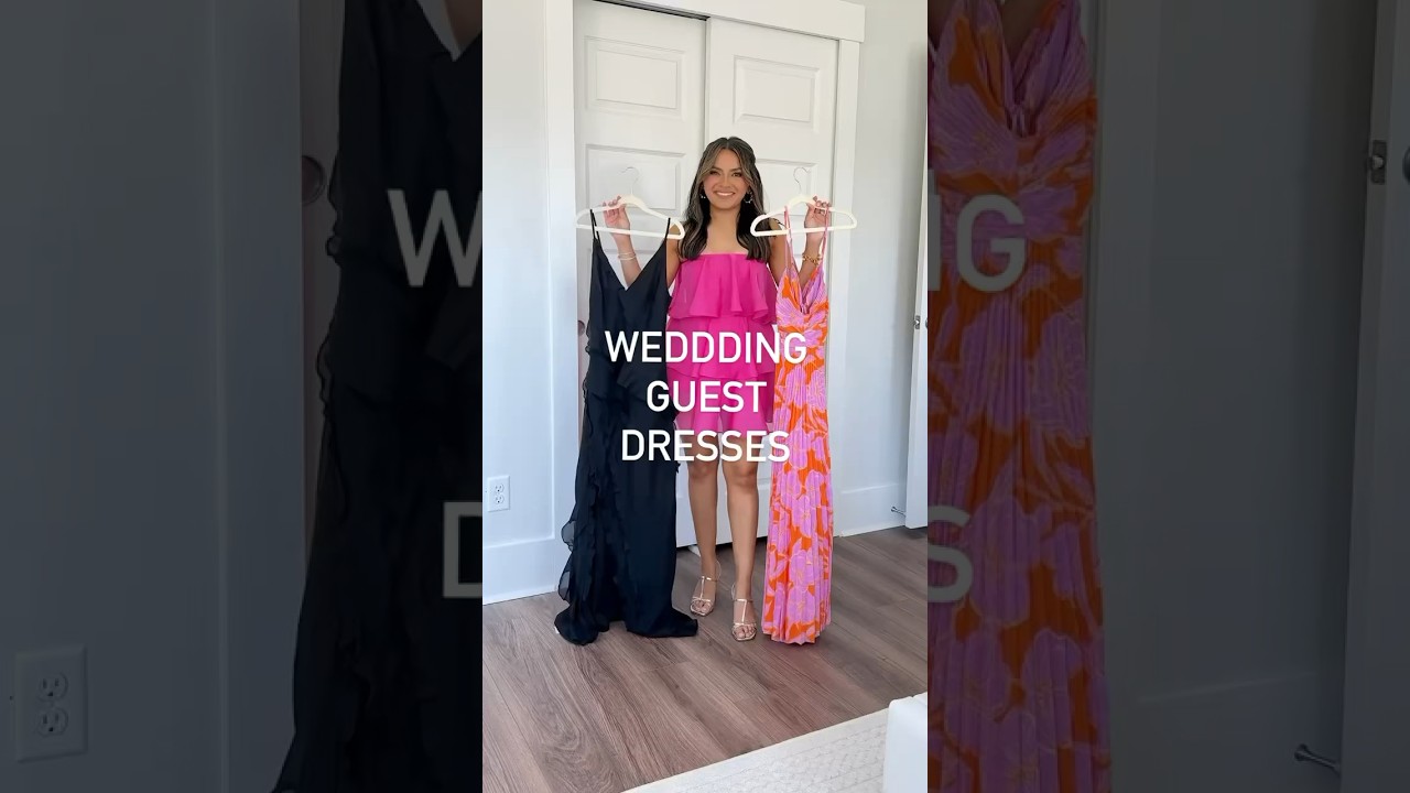 Six wedding guest dress and special occasion summer dresses! #petitefashion