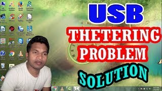 how to solve USB tethering problem in windows xp and 7 and 10