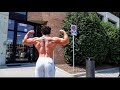 BODYBUILDING NUDO E CRUDO😈🔥 *posing finale in parcheggio* mi alleno con chi ha vinto tutto 🤭