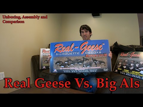 Real Geese Silhouette Decoy Unboxing, Assembly and ...