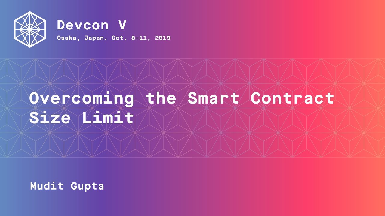 Overcoming the smart contract size limit preview