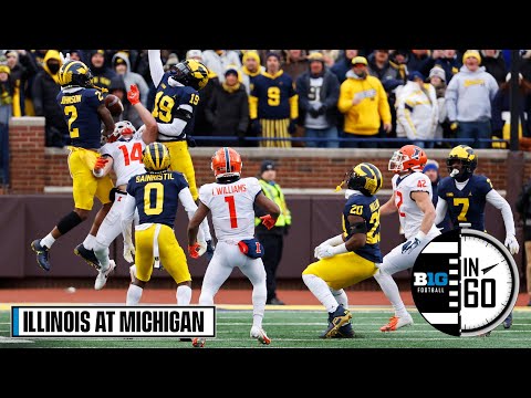 Illinois at Michigan | Nov. 19, 2022 | B1G Football in 60