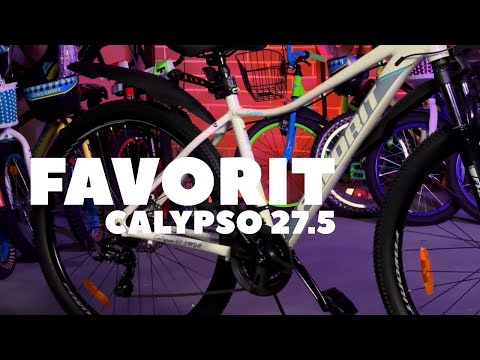 Велосипед Favorit CALYPSO-27.5MDA (19, черный/красный, 2024) CLP27MD19BR-AL - видео 1
