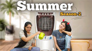 Summer Season || part-2 || Niha Sisters || comedy