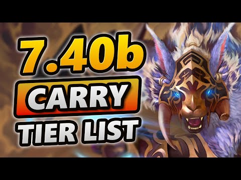 Carry Tier List | Dota 2 7.40b