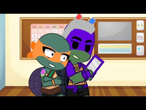 Donnie and Mikey in an online argument (Rottmnt Gacha)