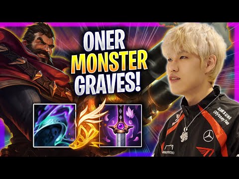 ONER IS A MONSTER WITH GRAVES! - T1 Oner Plays Graves JUNGLE vs Lee Sin! | Season 2024