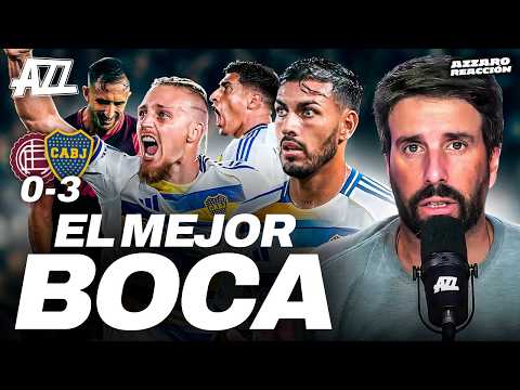 AZZARO REACCIÓN - EL MEJOR BOCA: GOLEÓ 3-0 A LANÚS EN LA FORTALEZA