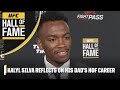 Kalyl Silva is honored to induct his father Anderson into UFC Hall of Fame | ESPN MMA