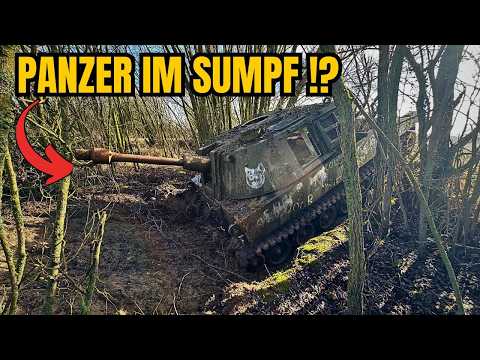😱 War hier ein U-Boot versteckt? Warum liegt dieser Panzer im Sumpf?