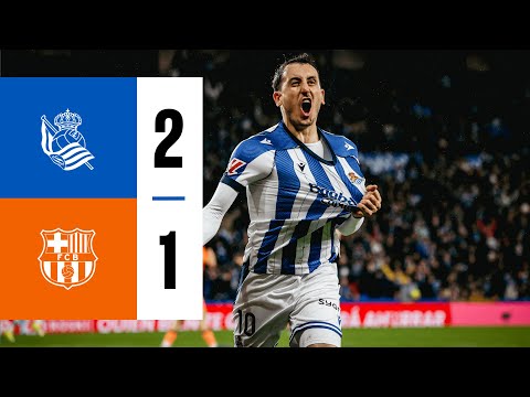 HIGHLIGHTS | LaLiga 25-26 | J20 | Real Sociedad 2-1 FC Barcelona