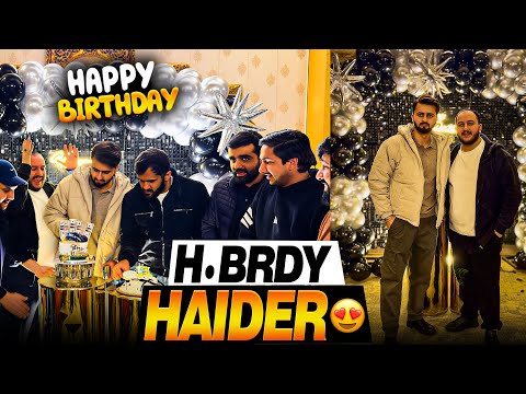 Happy Birthday Haider 🎂 Sab Dosto Na Mil Ka Surprise Kar Dia 😍